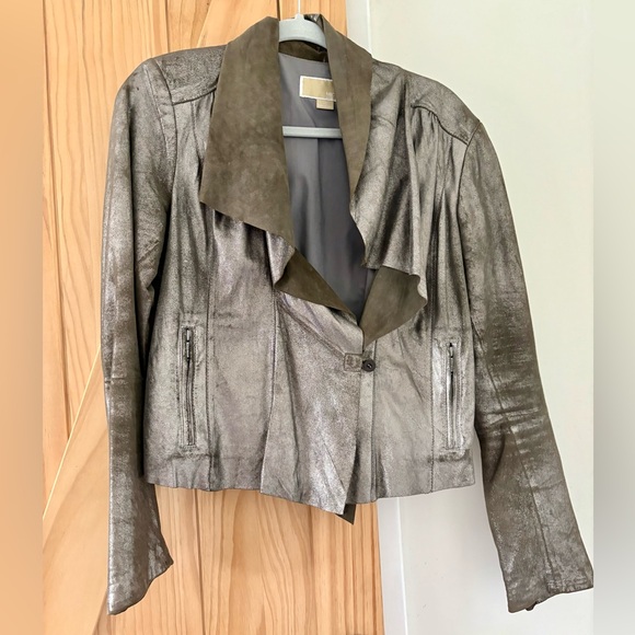 Distressed Metallic Jacket - Picture 2 of 4